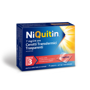 niquitin*7cer transd 7mg/24h bugiardino cod: 034283768 