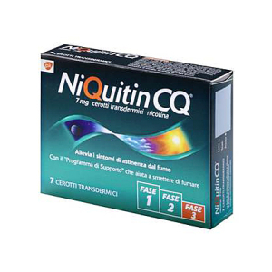 niquitin 7 cerotti transdermici 7 mg / 24 h bugiardino cod: 034283010 