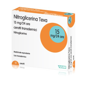 nitroglicerina te 15cer15mg/24 bugiardino cod: 041305032 