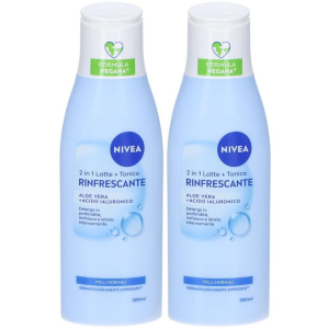 Cerca Offerte di nivea 2 in 1 latte detergente tonico 2x200 ml e acquista online
