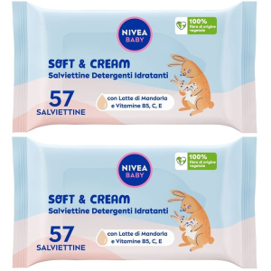 Cerca Offerte di nivea baby salviettine detergenti idratanti soft & cream 57 pezzi, sal e acquista online