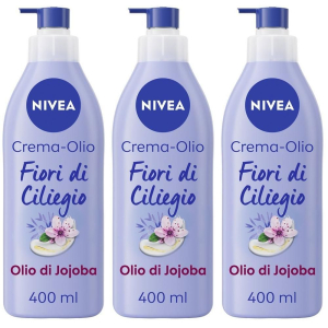 Cerca Offerte di nivea crema-olio fiori di ciliegio & olio jojoba 400 ml, crema corp e acquista online