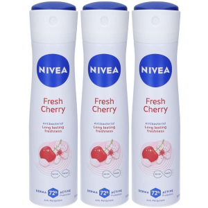 Cerca Offerte di nivea fresh cherry derma active deo spray 3x150 ml e acquista online