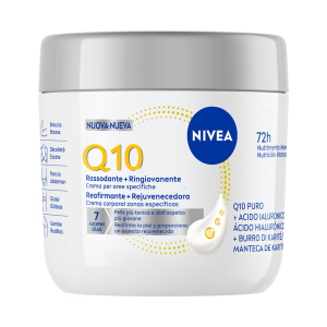 Nivea q10 rassodante + ringiovanente aree specifiche 400 ml crema corpo tonificante e rassodante