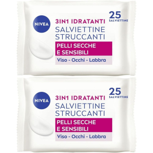 Cerca Offerte di nivea salviettine struccanti 3in1 idratanti 25 pezzi, salviette strucc e acquista online