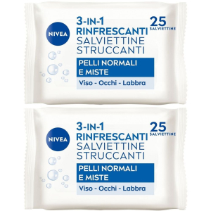 Cerca Offerte di nivea salviettine struccanti 3in1 rinfrescanti 25 pezzi, salviette str e acquista online