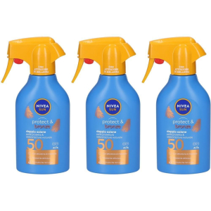 Cerca Offerte di nivea spray solare sun protect & bronze spf 50 3x250 ml e acquista online