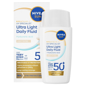 Cerca Offerte di nivea sun breath uv specific light spf50+ fluido viso leggero con protezione alta per pelle chiara soggetta a macchie e acquista online
