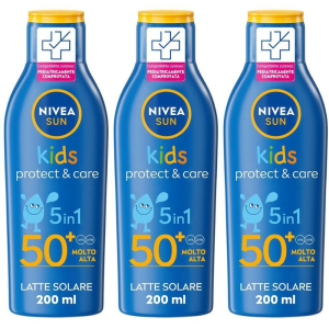 Cerca Offerte di nivea sun latte solare kids protect & care fp50+ 200 ml, crema solare e acquista online