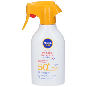 Cerca Offerte di nivea sun sensitive immediate protect spf50+ 250 ml spray latte solare protezione immediata per le allergie solari e acquista online