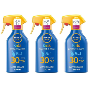 Cerca Offerte di nivea sun spray solare kids protect & care fp30 270 ml, crema solare p e acquista online