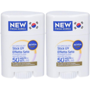 Cerca Offerte di nivea sun uv viso specialist stick effetto seta spf 50+ 2x15 g e acquista online
