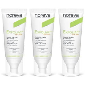 Cerca Offerte di noreva exfoliac® fluido solare opacizzante spf50+ 3x40 ml e acquista online