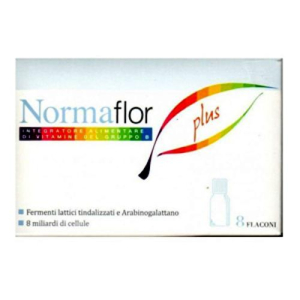 normaflor plus vitaminico 8 flaconi bugiardino cod: 939385910 