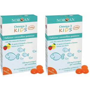 Cerca Offerte di norsan omega-3 kids caramelline set da 2 2x90 g caramelle e acquista online