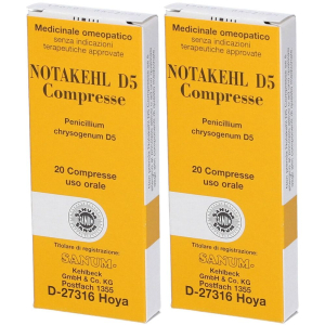 Cerca Offerte di notakehl d5 compresse set da 2 2x20 pz e acquista online