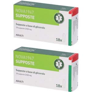 Cerca Offerte di nova1947 glicerolo 2500 mg adulti supposte 18 supposte set da 2 pz su e acquista online
