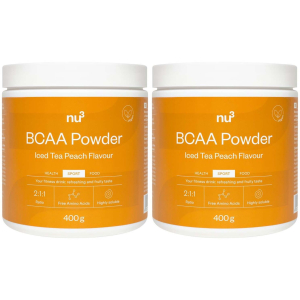 Cerca Offerte di nu3 bcaa in polvere iced tea peach set da 2 2x400 g polvere e acquista online
