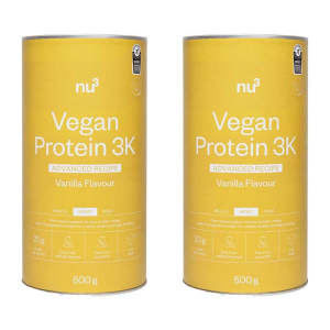Cerca Offerte di nu3 clean vegan protein 3k vanille set da 2 2x500 g polvere e acquista online