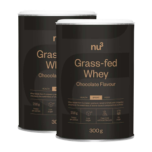 Cerca Offerte di nu3 grass-fed whey, cioccolato set da 2 2x300 g polvere e acquista online