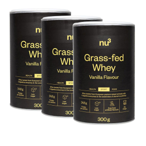 Cerca Offerte di nu3 grass-fed whey, vaniglia set da 3 3x300 g polvere e acquista online