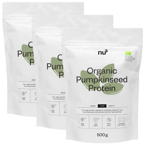 Cerca Offerte di nu3 proteine di semi zucca bio set da 3 3x500 g polvere e acquista online