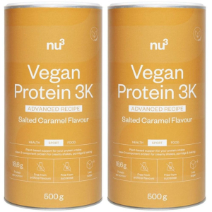Cerca Offerte di nu3 vegan protein 3k advanced salted caramel 2x500 g polvere e acquista online