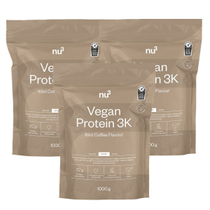 Cerca Offerte di nu3 vegan protein 3k caffè freddo set da 3 3x1000 g polvere e acquista online
