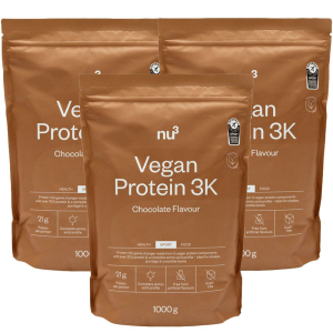 Cerca Offerte di nu3 vegan protein 3k cioccolato set da 3 3x1000 g polvere e acquista online