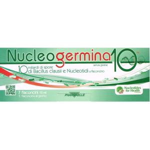 nucleogermina 10 7 flaconi bugiardino cod: 924280086 