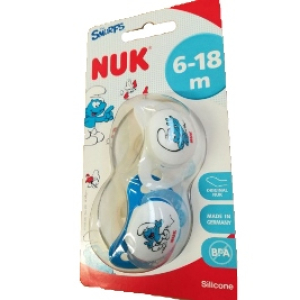 nuk succh puffi silic 6-18 2 pezzi bugiardino cod: 972257277 