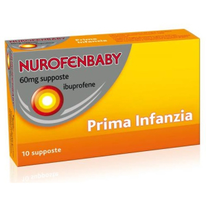 nurofenbaby 10 supposte 60 mg bugiardino cod: 041536020 