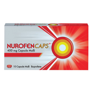 nurofencaps 10 capsule molli 400 mg bugiardino cod: 041860053 