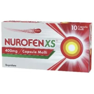 Nurofenxs 400 mg 10 capsule molli ibuprofene – antidolorifico e antinfiammatorio rapido
