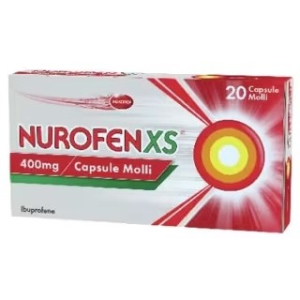 Nurofenxs 400mg 20 capsule molli per mal di testa dolori ai denti e muscolari