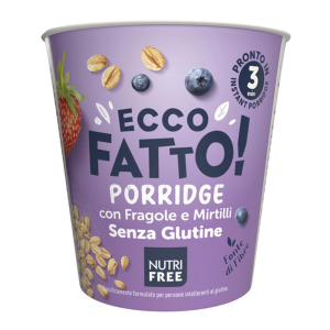 Cerca Offerte di nutrifree ecco fatto porridge fragole e mirtilli 50 g e acquista online