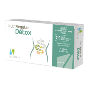 nutriregular detox 15 capsule bugiardino cod: 979371844 