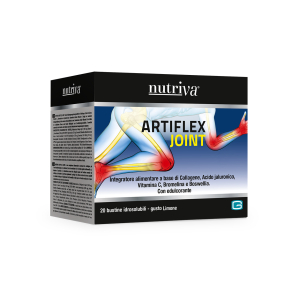 Nutriva artiflex joint 20 bustine idrosolubili gusto limone