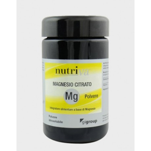 nutriva- magnesio citrato polvere 100 g bugiardino cod: 922284740 