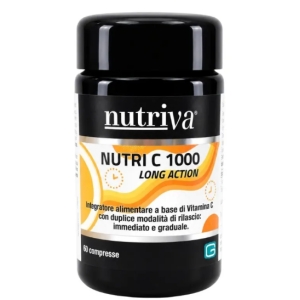 Cerca Offerte di Nutriva nutri c 1000 long action 60 compresse - integratore di vitamina c a rilascio graduale e immediato e acquista online