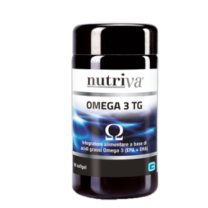 nutriva - omega 3 tg + vitamina e - 1000 bugiardino cod: 927765596 