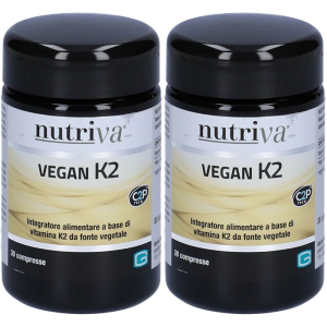 Cerca Offerte di nutriva® vegan k2 set da 2 2x12 g compresse e acquista online