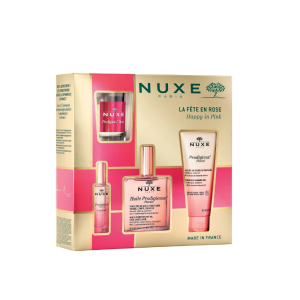 Nuxe cofanetto di natale 2024 prodigieuse florale collection - olio secco floreale + profumo + olio doccia + candela per ambienti