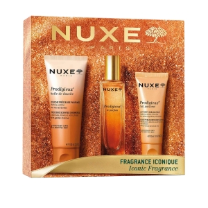 Cerca Offerte di Nuxe - cofanetto natale prodigieux iconic fragrance olio doccia+profumo+latte corpo confezione 3 pezzi e acquista online