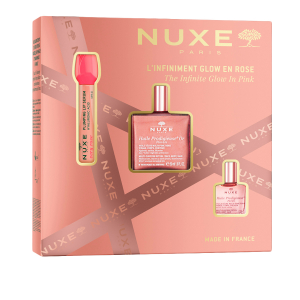 Nuxe cofanetto olio prodigioso oro floreale - 1 olio prodigioso oro floreale 50 millilitri + 1 olio prodigioso secco floreale 10 millilitri + 1 siero labbra rimpolpante very rose 10 millilitri