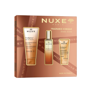 Nuxe cofanetto profumo iconico prodigioso 2025 - 1 profumo prodigieux le parfum 30 millilitri + 1 gel doccia profumato 100 millilitri + 1 lozione corpo profumata 30 millilitri