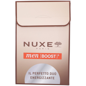 Nuxe men [boost]³ set regalo gel doccia multiuso + siero multi-azione