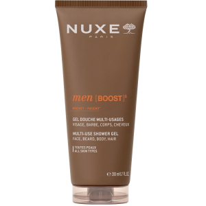 Nuxe men gel doccia uomo - docciaschiuma energizzante per viso, corpo e capelli - 200 ml