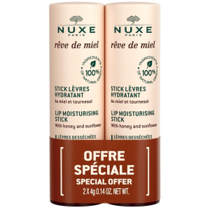 Nuxe rêve de miel® duo stick labbra idratante al miele 2x4gr.