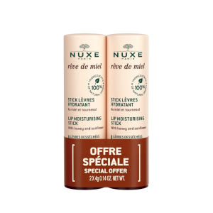 Cerca Offerte di nuxe reve de miel lipstick duo 2x4g stick promo labbra nutriente per labbra secche e screpolate e acquista online